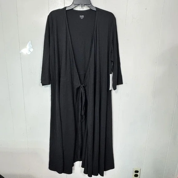 Eileen Fisher Dresses Eileen Fisher Womens Wrap Dress Black